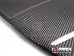 Dodge Challenger Hood by Anderson Composites- Carbon Fiber 